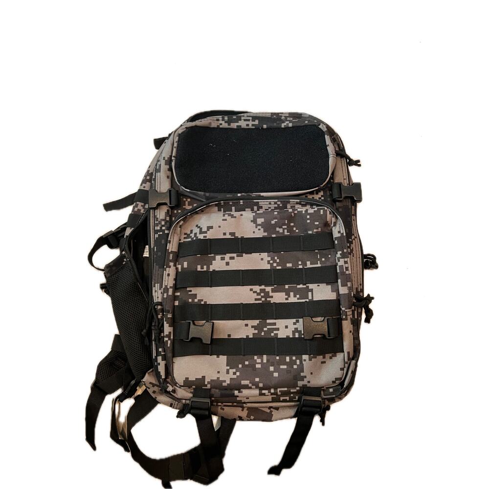 Generic Gray Black Tactical Backpack 36L